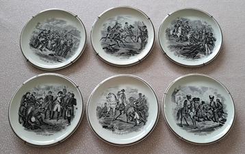 Napoleon Bonaparte  "Boch Delfts" bordjes beschikbaar voor biedingen