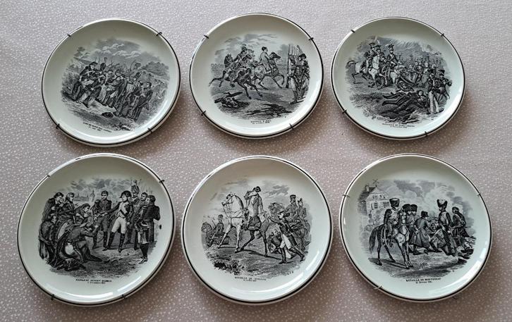 Napoleon Bonaparte  "Boch Delfts" bordjes, Antiek en Kunst, Antiek | Porselein, Ophalen
