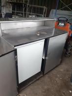 Petit comptoir avec frigo en inox, Articles professionnels, Enlèvement