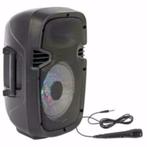 PARTY-7LED Mobiele Speaker 8 inch 300Watt [6099P-B], Audio, Tv en Foto, Luidsprekerboxen, Ophalen of Verzenden, Nieuw