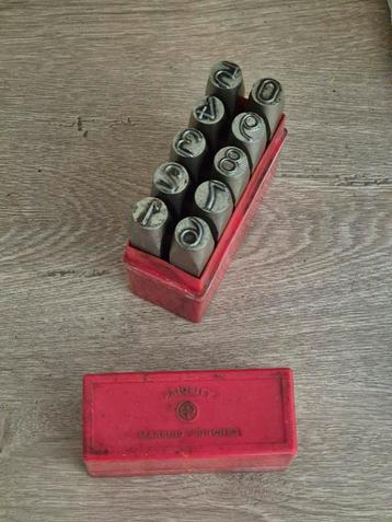 Doorslagset cijfers 10-delig Priority Marking Punches beschikbaar voor biedingen
