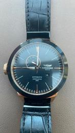 Haemmer horloge automatisch limited edition, Overige merken, Leer, Staal, Polshorloge