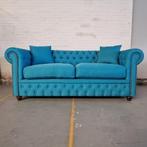Chesterfield Bank Bahama Oceaanblauw (3-zits), Antiek en Kunst, Ophalen