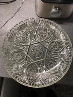Grand plat épais, demi-cristal pressé., Maison & Meubles, Enlèvement ou Envoi, Comme neuf