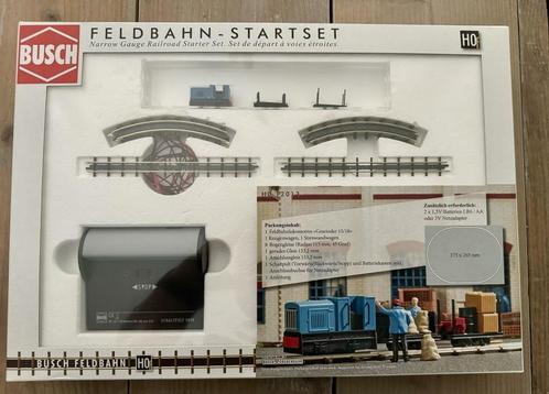 Busch Feldbahn-starset H0f 12013, Hobby en Vrije tijd, Modeltreinen | H0, Nieuw, Treinset, Gelijkstroom, Overige merken, Analoog