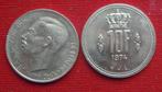 10 Luxemburgse francs van 1974, Ophalen of Verzenden, Overige landen, Losse munt