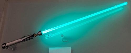 Star Wars Luke Lightsaber custom made, Verzamelen, Star Wars, Gebruikt, Overige typen, Ophalen of Verzenden