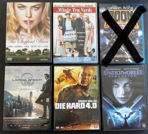 Verschillende DVD’s - 43/1, Cd's en Dvd's, Dvd's | Actie, Gebruikt, Overige genres, Ophalen