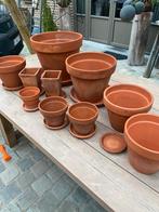 Terracotta bloempotten, Ophalen, Gebruikt, Terracotta