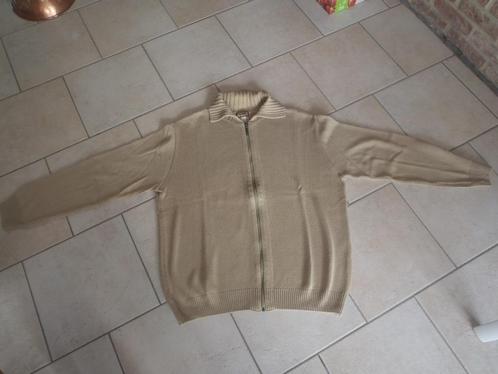 herenvest maat L, Kleding | Heren, Truien en Vesten, Zo goed als nieuw, Maat 52/54 (L), Beige, Ophalen