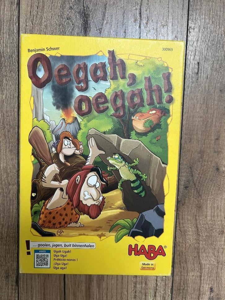 Haba Oega Oegah, vanaf 5 jaar, Hobby en Vrije tijd, Gezelschapsspellen | Bordspellen, Gebruikt, Een of twee spelers, Drie of vier spelers
