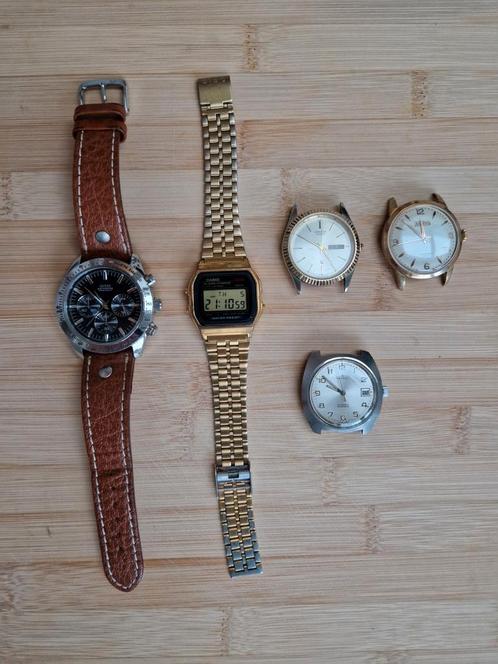 Verschillende horloges (Guess, Casio, Citizen, Zedon), Handtassen en Accessoires, Horloges | Heren, Casio, Ophalen of Verzenden
