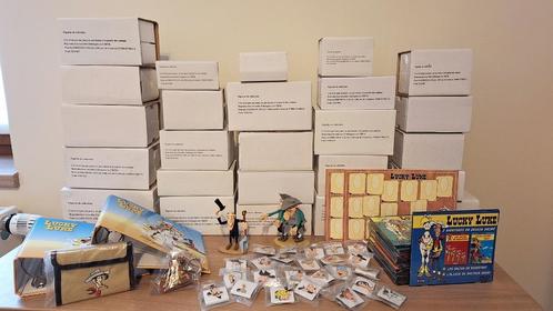 Lucky Luke - 27 Figurines résine Atlas 2003 + Pin's + DVD,.., Verzamelen, Beelden en Beeldjes, Zo goed als nieuw, Ophalen of Verzenden