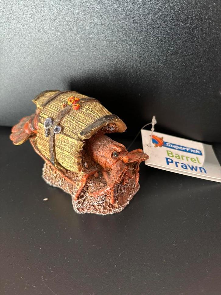 Superfish Deco Barrel Prawn NIEUW, Animaux & Accessoires, Poissons | Aquariums & Accessoires, Neuf, Élément de décoration, Enlèvement ou Envoi