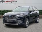 Toyota RAV-4 Premium Plus AWD+afn trekhaak+360cam+nav+sens, Auto's, Overige brandstoffen, Zwart, 5 deurs, USB
