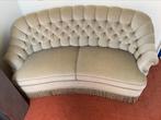 Salon zetel mohair franjes barok vintage boudoir als nieuw, Ophalen