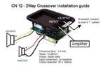 Professionele 2-weg crossover 1,8kHz 600 Wat Max, Ophalen of Verzenden, Nieuw