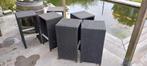 Tuin- barkrukken 6 stuks, Tuin en Terras, Tuinsets en Loungesets, Ophalen, Gebruikt