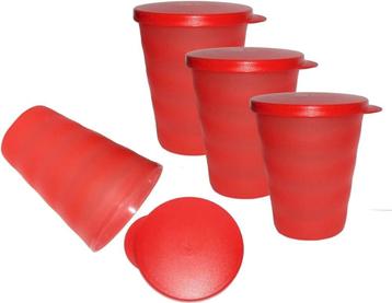 Nieuwe trendy bekers van tupperware  beschikbaar voor biedingen