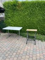 Gratis werktafels, Doe-het-zelf en Bouw, Werkbanken, Ophalen, Gebruikt, 70 tot 120 cm, Inklapbaar