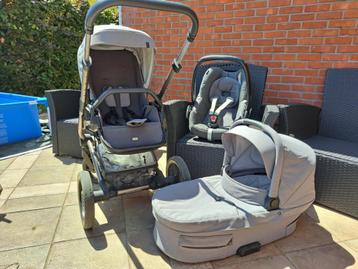 Kinderwagen 3 in 1 - buggy - maxi cosi met toebehoren, Enlèvement, Utilisé, Mutsy, Poussette combi