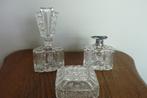 Vintage parfum set in bleikristal, Ophalen of Verzenden