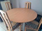 Eettafel en 4 stoelen., Ophalen, Gebruikt
