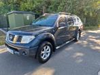 NISSAN NAVARA 2.5 4WD PICKUP 5ZITS BJ 2007 AIRCO 3000KG.TREK, Auto's, 4 deurs, Zwart, 4 cilinders, Bedrijf