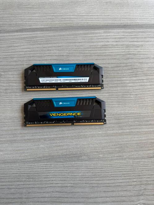 Corsair Vengeance DDR3 8GB X2 – 3200 MHz, Computers en Software, RAM geheugen, Zo goed als nieuw, Desktop, 8 GB, DDR4, Ophalen