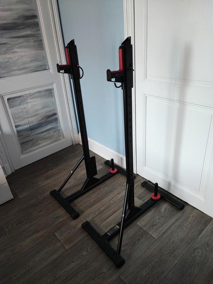 Domyos Rack 100 halter squat rack (Perfecte staat!), Sport en Fitness, Fitnessmaterialen, Zo goed als nieuw, Armen, Benen, Borst