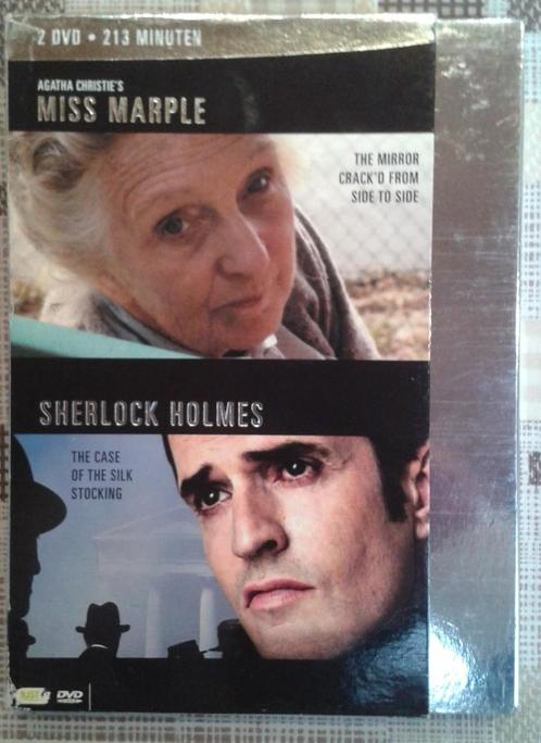 Dvd - Miss Marple - Sherlock Holmes - Uitstekende staat € 4, Cd's en Dvd's, Dvd's | Thrillers en Misdaad, Zo goed als nieuw, Detective en Krimi