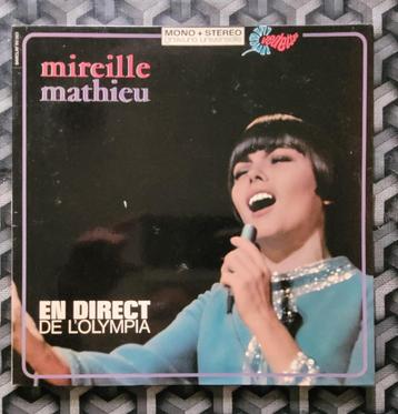 9 LP de Mireille Mathieu (entre 1968 et 1977)