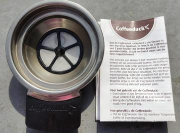 Koffiepadhouder voor senseo koffieapparaat  - coffeeduck -