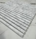 Mosaic Kit Kat Bianca Carrara bull nose 150x30x15mm, Doe-het-zelf en Bouw, Ophalen, Wandtegels, Nieuw, 20 tot 40 cm