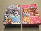 Puzzels Disney Frozen 50 en 70 stuks, Enlèvement, Plus de 50 pièces, Comme neuf, 4 à 6 ans