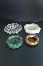 4 cendrillers vintages marbre crystal laiton onyx, Envoi