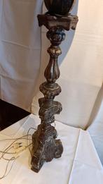 Lampe ancienne sur pied sculpté Baroque, Enlèvement