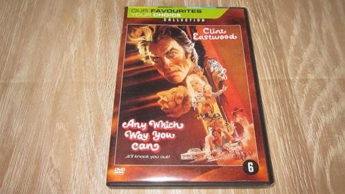 CLINT EASTWOOD - Any which way you can  - DVD, Cd's en Dvd's, Dvd's | Actie, Zo goed als nieuw, Actiethriller, Vanaf 6 jaar, Verzenden