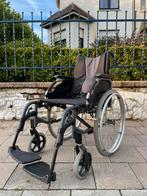 Invacare Action 3 opvouwbare rolstoel goed staat, Diversen, Rolstoelen, Duwrolstoel, Zo goed als nieuw, Inklapbaar