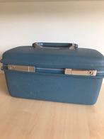 beautycase samsonite, Blauw, Gebruikt, Met spiegeltje(s), Ophalen