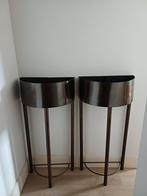 Twee koperen plantenhouders, Antiek en Kunst, Ophalen