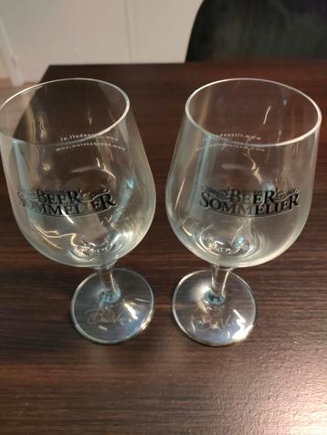 2 Belgian Beer Sommelier glazen beschikbaar voor biedingen