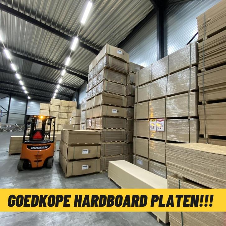 GOEDKOPE HARDBOARD PLATEN | Hardboard | Houtvezelplaat |, Doe-het-zelf en Bouw, Platen en Panelen, Nieuw, Hout, 20 tot 50 mm, Ophalen