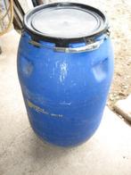 Afsluitbare waterdichte pvc vaten zuiver 160 liter, Doe-het-zelf en Bouw, Kratten en Dozen, Ophalen, Zo goed als nieuw