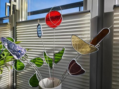 Glas in lood BLOMMEN verschillende TREND!!, Huis en Inrichting, Woonaccessoires | Overige, Nieuw, Ophalen of Verzenden