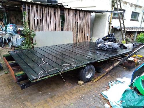 platte remorque, Zakelijke goederen, Landbouw | Werktuigen, Overige, Ophalen