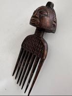 Peigne à cheveux LUBA, œuvre d'art tribal africain 1950, Antiquités & Art, Enlèvement ou Envoi