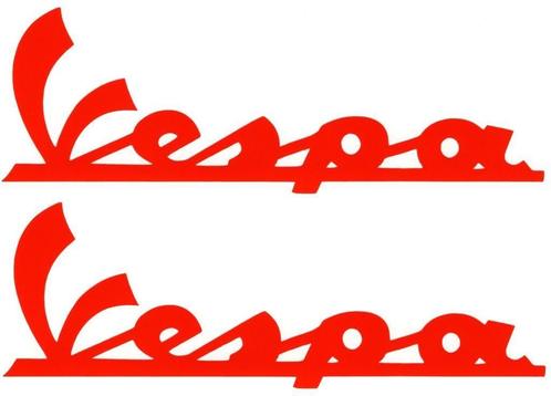 Vespa sticker set #6, Motoren, Accessoires | Stickers, Verzenden