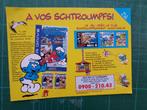 Schtroumpfs - publicité papier Sega/Nintendo - 1995, Verzamelen, Stripfiguren, Ophalen of Verzenden, Smurfen, Gebruikt, Overige typen