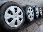 set 14 inch originele Opel Karl 1.0i velgen 8mm winterbanden, Auto-onderdelen, 14 inch, Gebruikt, Band(en), Winterbanden